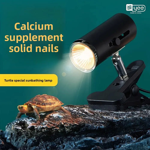 Reptile UVB Heating & Basking Light, Terrarium Insulation Lamp with Sterilization, Aquarium Sunlight Bulb for Reptile Tank