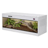 Stackable Reptile Terrarium, PVC Bearded Dragon Enclosure – Tempered Glass Tank for Amphibians Reptilians Arachnids Pets Habitat