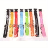 Nylon LED Night Safety Flashing Glow In The Dark Dog Leash Dogs Luminous Fluorescent Pet Dog Collar