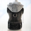 Designer Denim Dog Hoodie Jacket