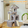 PAWZ Road Large Multi-Level Cat Tree with Condo and Hammock