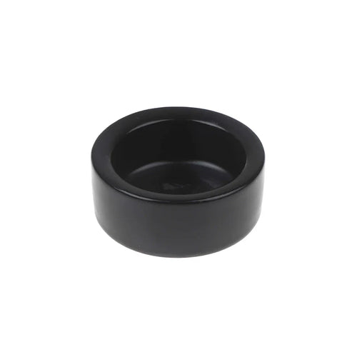 Reptile Food Bowl Anti-Escape Ceramic Feeder Dish Black White Reptile Water Bowl For Hermit Crab Gecko Chameleon Corn Snake