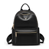 FOXER Brand Genuine Leather + Microfiber Women's Backpack Fashion Female Travel Bag Large Capacity Waterproof Backpack
