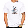 Staffordshire Bull Terrier Dog Animal Printed T Shirt Men'S Clothing Summer Fashion Tops Tee Shirt Homme Harajuku Shirt
