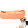 Dog Squeak Chew Toy - Plush Donut Burger Ice Cream Style