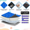 2pcs Large Pet Dog Pee Pads,Reusable Dogs Puppy Pads Pet Training Pads for Dogs, Absorbent and Leak-Proof Whelping Pads winter