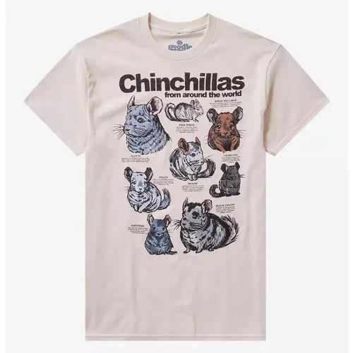 Chinchillas Infographic T Shirt By Goodie Two Sleeves 2025 Size S To 5 Xl