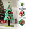 PAWZ Road Christmas Cat Tree Tower - 3 Condos Green/White 135cm
