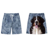 Gold Retriever Printed Shorts Men's Casual Fashion Sports Beach Pants mid Waist Loose Fit Breathable Youth Summer Leisure