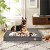 Bingopaw Orthopedic Memory Foam Dog Bed - Waterproof Grey