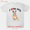 I Love My Red Australian Cattle Dog Heeler Made in Australia T Shirt S 5XL vintage Washed Soft homme streetwear Stretched