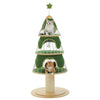 PAWZ Road Christmas Cat Tree Tower - 3 Condos Green/White 135cm