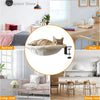 1 Piece Cat Desk Bed Comfortable And Soft Round Desktop Cat Perch Desktop Mounted Cat Litter Box With Pet Mat