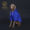 Colorful Dog Hoodie with Pocket & Leather Patch — Cozy Pet Hoodie