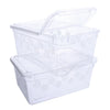 Reptile Tank Insect Spiders Tortoise Lizard Plastic Transparent Reptile Breeding Box Vivarium With Balcony Feeding Supplies