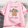 Capybara Gym T-Shirt Women Sports Tee Workout Fitness T Shirt Top Unisex Softstyle Women Tshirt Clothes Women Clothing