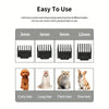 USB Rechargeable Pet Grooming Kit - Low Noise Dog Hair Trimmer