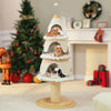 PAWZ Road Christmas Cat Tree Tower - 3 Condos Green/White 135cm