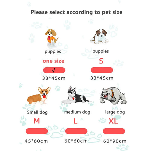 Disposable Pet Training Pads Super Absorbent Leak-Proof Dog Pee Pads for Puppy Dogs Cats Potty Training 20 pieces