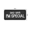 Embroidered Service Dog Patch — Removable Velcro ID Tag for Dog Vests, Harnesses & Tactical Gear