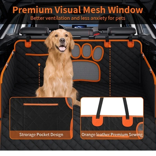 Dog Car Seat Cover Hammock - Waterproof Anti-Slip Oxford Cloth