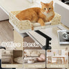 Cat Desk Bed, 360 Rotatable Cat Bed Stand for Indoor Cats, Adjustable Cat Basket, Cats Hammock for Table, Soft Cat Bed for Desk