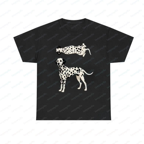 Dalmatian Pet Cotton Tee Dog Lover Vintage Classic Fashion Streetwear Dog Dad Lovely Summer Outdoors Breathable Men's Clothing