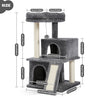 Pequlti 104cm Multi-Level Cat Tree with 2 Condos - Wood