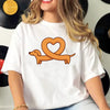Dachshund t shirt women active wear summer funny Tee girl comic 2000s funny clothing