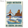 Aussie Metal Tin Sign Wall Decor Australian Shepherd Dog Bath Soap Poster Hanging Plaque Aluminum Signage Posters 8x12 Inch