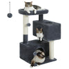 PAWZ Road Large Multi-Level Cat Tree with Condo and Hammock