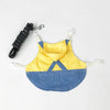 Walking Small Animals Pet Harness for Chinchillas Rabbits Denim Bunny Guinea Pig Rabbit Holland Lops Leash mascotas Accessories
