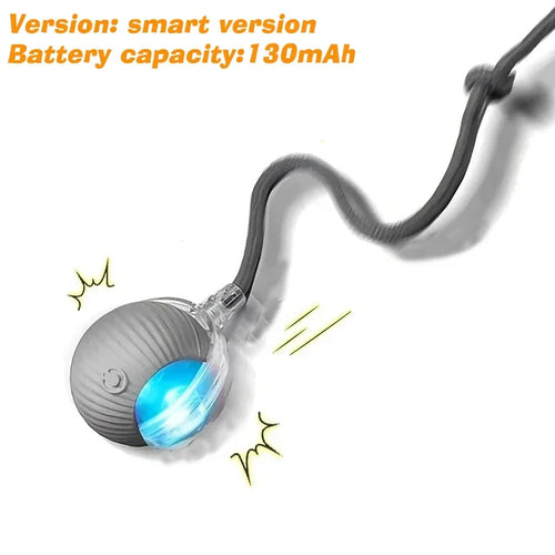New Cat Interactive Ball Toy,Automatic Rolling Cat Ball Rechargeable,Smart Kitten Interactive Toy,Intelligent Balls Toy for Cat
