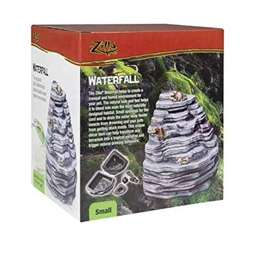 Pet Reptile Terrarium Waterfall Décor Small
