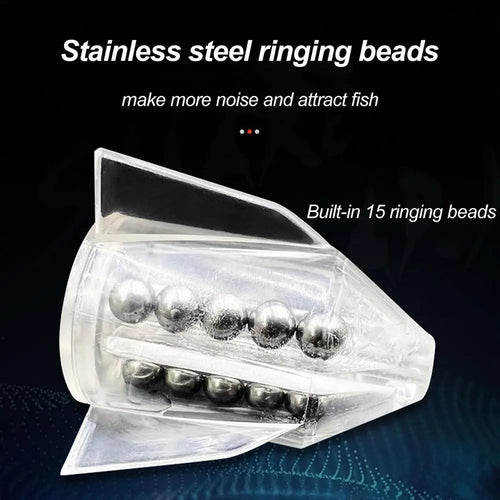 Fishing Rattle Inserts Catfish Rig Fishing Attractants Portable Rattle Sea Fishing Accessory For Catfishing Walleye Muskie Pike