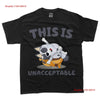 Muffin This Is Unacceptable Blue Tan Heeler T Shirt vintage Washed Stretched designer clothes Soft streetwear Unisex fashion