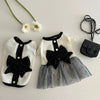 Bow Lace Dog Dress