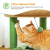 PEQULTI Cat Tree Tower with Condo and Sisal Scratching Posts