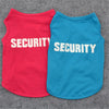 Security Clothing for Dogs Summer Pet T-shirt Costume