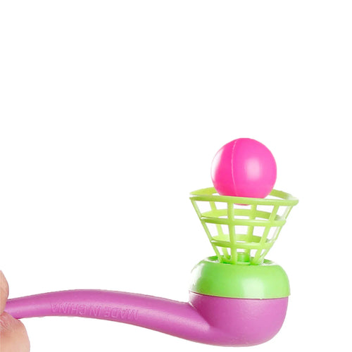 Montessori Floating Blow Pipe Ball Toy - Educational Game