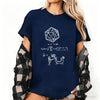 Adventurers Fight Againsts Dragon Print Cotton T-shirt Women Men Summer Casual Short Sleeve Round Neck Top Numerical Formula Tee