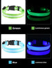 LED Glow Dog Collar & Leash | Nylon Night Safety Flashing Collar