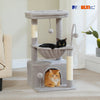 Pequlti Multi-Level Cat Tree Tower with Condo and Hammock