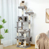 PAWZ Road Large Cat Tree Tower - 72 Multi-Level with Condo Grey