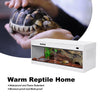 Stackable Reptile Terrarium, PVC Bearded Dragon Enclosure – Tempered Glass Tank for Amphibians Reptilians Arachnids Pets Habitat