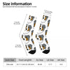 Men Socks Australian Shepherd Stockings Autumn Novelty Comfortable Socks Graphic Running Anti Slip Socks