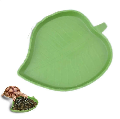 Reptile Dish Flat Drinking Bowl Flat Hermit Crab Bowl for Drinking and Eating Water Plate for Turtle Lizards Hamsters Snakes