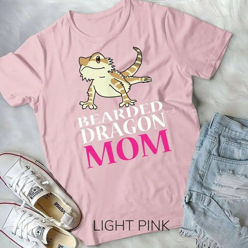 FUNNY BEARDED DRAGON MOM T SHIRT Pet Owners Lizard Gift Unisex Youth T Shirt