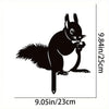 Rabbit Art Sculpture – Hollow Wrought Iron Figurines, Dust Proof and Realistic Rabbit/Squirrel for Garden, Home, and Yard