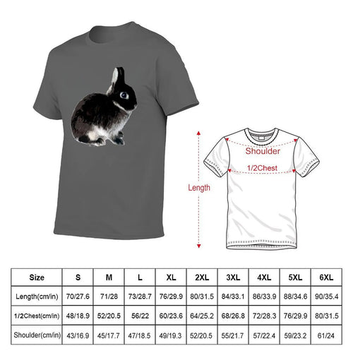 Black Otter Netherland Dwarf Rabbit T-Shirt Thanksgiving Casual Tee